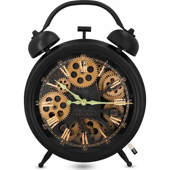 Hodiny Zegar stojący stołowy na baterie vintage retro do obývacího pokoje na komodu 38,5x27