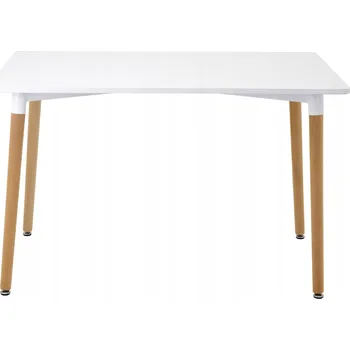 Jídelní stůl Moderní Bílý Obdélníkový Stůl do Obývacího Pokoje Jídelny Kuchyně