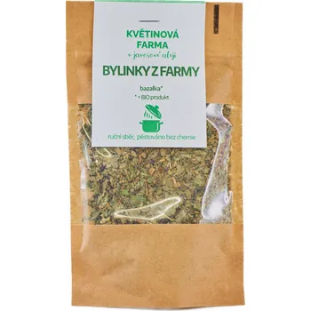 Koření Bylinky z farmy - bazalka