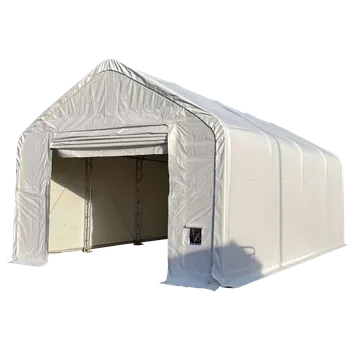 Zahradní stavba Najhaly.cz Plachtová hala hranatá HeavyDuty 6,1 x 9,76 x 3,05 m/4,88 m