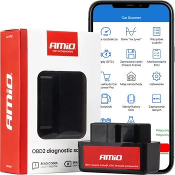 Autodiagnostika Diagnostický skener OBD2 AMIO BT Mini (04732)
