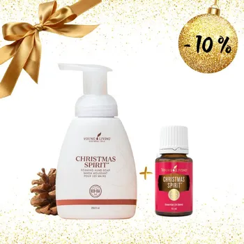 Vánoční dekorace Young living Vánoční pohoda (Christmas spirit 15 ml + mýdlo)