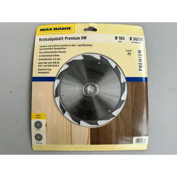 Pilový kotouč MAX BAHR Pilový kotouč 165x30/20mm, 12 zubů