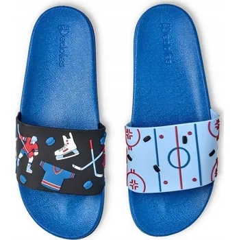 Dámské pantofle NAZOUVÁKY DEDOLES GUMOVÉ S VESELÝM VZOREM 2009 HOKEJOVÉ VYBAVENÍ 45