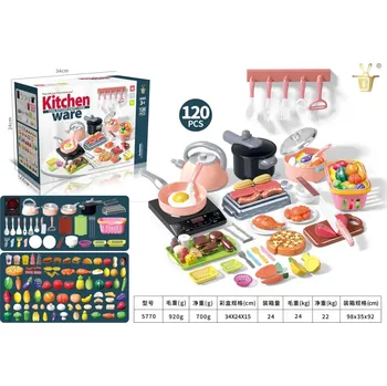 Dětská kuchyňka Ramiz Sada nádobí MEGA + příslušenství