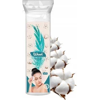 Kosmetický tampón Wewi Vatové tampony bavlněné odličovací tampony pro odličování, 120 ks v balení.