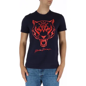 Pánské tričko Plein Sport pánské tričko s potiskem Plein Sport modrá | červená 3494499