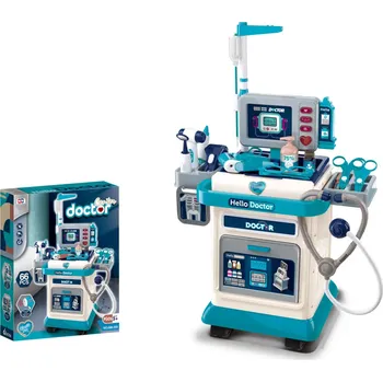 Dětská kuchyňka Ramiz Doktorská sada MEGA Blue + příslušenství