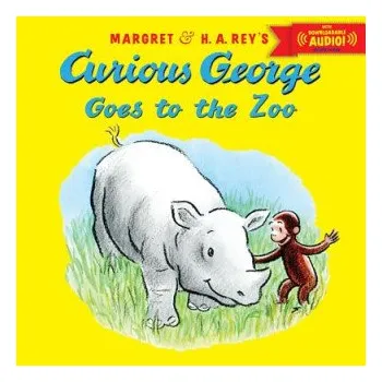 Cizojazyčná kniha Curious George Goes to the Zoo (with downloadable audio) (Cynthia Platt)(Brožovaná)