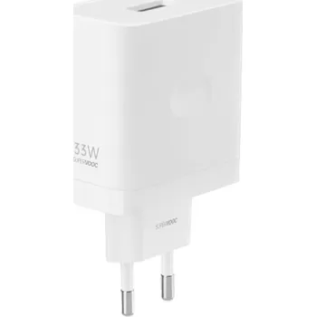 Originální síťová nabíječka Oppo 33W VCB3JFEH SUPERVOOC bílá