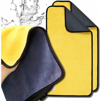 Utěrka Sada ručníků z mikrovlákna 2 ks na sušení auta