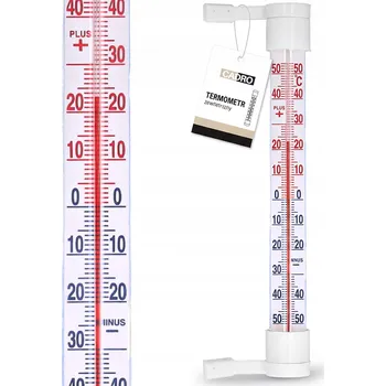 IP kamera Teploměr Cadro Termometr zewnętrzny wewnętrzny bílý
