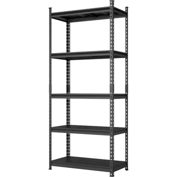 Dílenský regál Kovový skladový regál ENPRAG 183 x 80 x 50 cm, nosnost 175 kg na polici