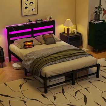 Postel Jednolůžková kovová postel Arhatreya 120x200 cm černá