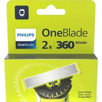 Příslušenství k holicímu strojku PHILIPS ONEBLADE QP420/50 360 - 2 NÁHRADNÍ BŘITY