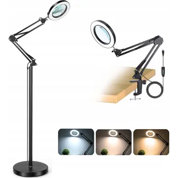 Stojací lampa Kosmetická stolní lampa Bedee KOSMETICKÁ LAMPA 12 W černá