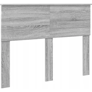 Čelo postele s čelo Betonově šedá 120 cm Kompozitní dřevo