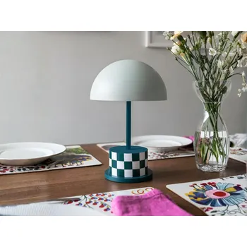 Lampička Printworks Přenosná stolní lampa RIVIERA 28 cm Checkers