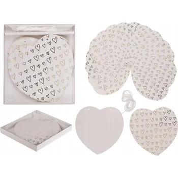 Papírová girlanda Srdce Láska pro zamilované Svatba