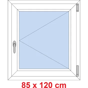 Okno Soft Plastové okno 85x120 cm, otevíravé
