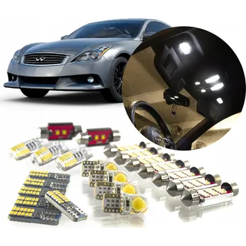 Osvětlení interiéru vozidel LED ŽÁROVKY INFINITI G37 IPL - SADA LED OSVĚTLENÍ INTERIÉRU! VIP