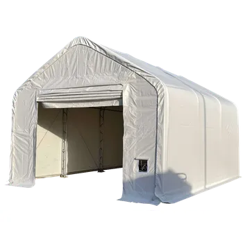 Zahradní stavba Plachtová hala hranatá HeavyDuty 6,1 x 7,32 x 3,05 m/4,88 m PVC 900g/m² F90