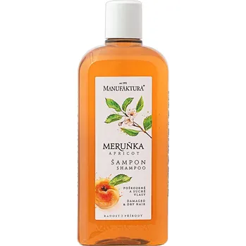 Kosmetická sada Manufaktura Regenerační šampon na suché a poškozené vlasy MERUŇKA 300 ml