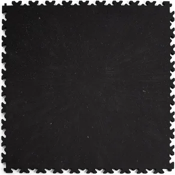 vinylová podlaha Fortelock Industry Eco Kůže Černá