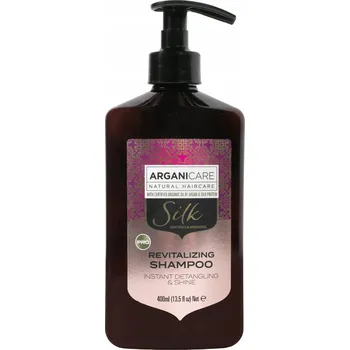 Šampon Arganicare Silk Protein revitalizační šampon pro obnovu lesku 400 ml