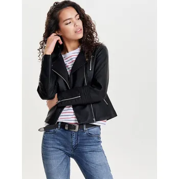 Dámská casual bunda Dámská koženková bunda Only Gemma Only černá 1313417