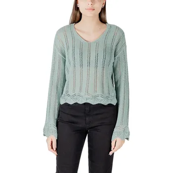 Dámské oblečení Dámský svetr Only s výstřihem do V Only černá | tyrkysová 3491766