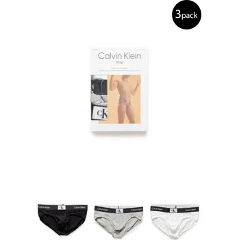 Slipy Calvin Klein pánské slipy 3-pack Calvin Klein černá | bílá | šedá 3494132