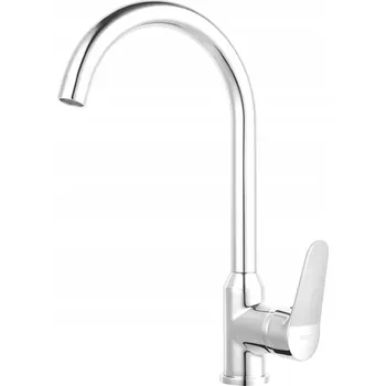 Vodovodní baterie Kuchyňská baterie stojánková Ferro Isso stříbrná