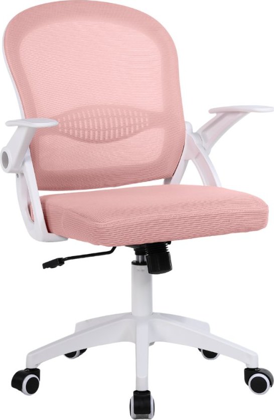 Dětská otočná židle Neoseat JUNI 011 — látka, růžová