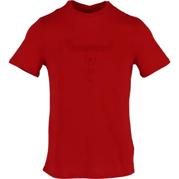 Pánská móda Červené triko Guess Guess červená 3494804