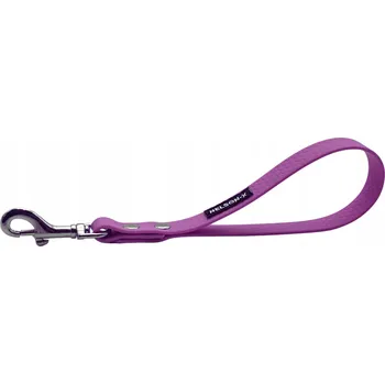 Vodítko pro psa VODÍTKO KRÁTKÉ S MADLEM NELSON-X PVC BIOTHANE 1,5 CM STANDARDNÍ KARABINA