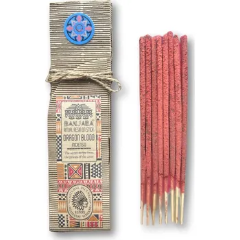 Čajovna Rituální tyčinky - Dračí krev 8 ks, doba hoření 45-60 min., pryskyřičná vůně