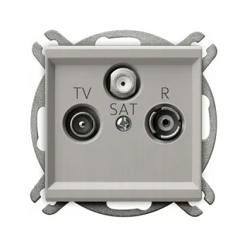 Elektrická zásuvka Anténní zásuvka nástěnná Ospel béžová