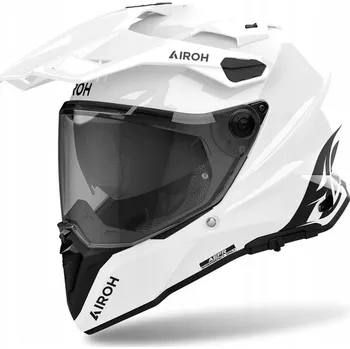Helma na motorku Motocyklová přilba Airoh Commander 2 bílá lesklá, velikost XS
