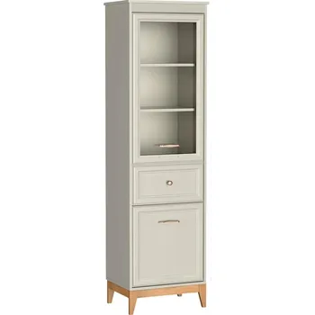 Knihovna Jarstol Vitrína 55 cm Windsor 6 LED osvětlení: Bez LED osvětlení