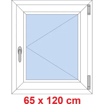 Okno Soft Plastové okno 65x120 cm, otevíravé