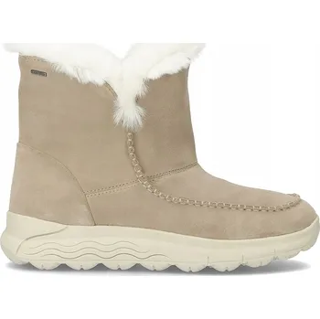 Dámská zimní obuv Dámské kotníkové boty Geox Spherica 4x4 B ABX béžové barvy