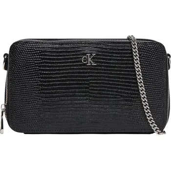 Kabelka Calvin Klein kožená kabelka přes rameno Calvin Klein černá 3488884