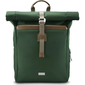 Městský batoh Hama 222024 Silvan, batoh na notebook do 16,2" (41 cm), recyklovaný polyester, zelený