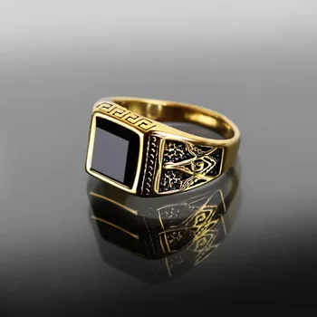 Prsten Exkluzivní pánský prsten z oceli č. 1333