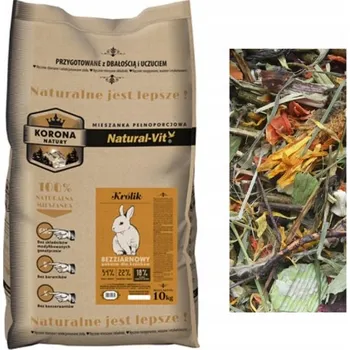Krmivo pro hlodavce Korona Natury krmivo pro králíky Natural-Vit 10 kg