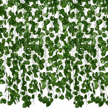 umělá květina Umělý břečťan Przydasie.pl zelený, 12 ks, celková délka 24 m