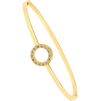 Náramek Náramek JGB21G pozlacená chirurgická ocel, zirkony