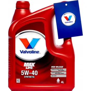 Motorový olej Valvoline Maxlife 5W40, balení 4 l