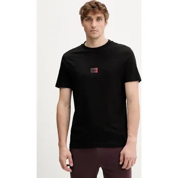 Bavlněné tričko HUGO Danotie 50553124 černá 99X, vel. XXL